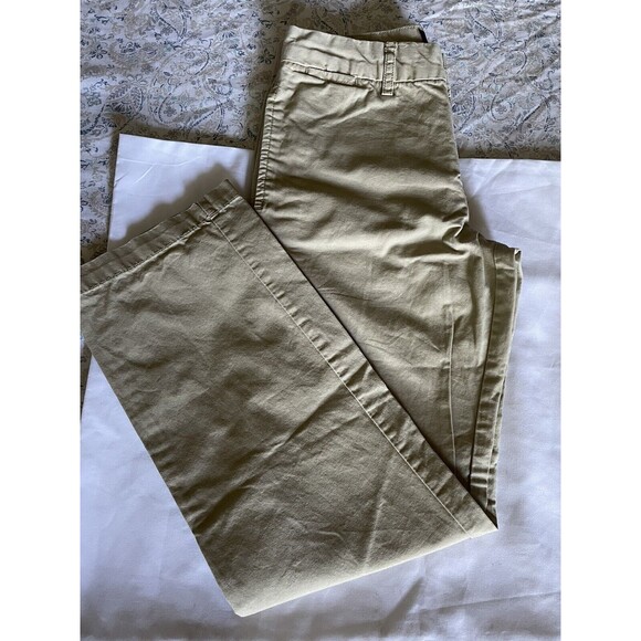 Polo Ralph Lauren Boys Chino Tan Pants Flat Front Size 10 - Picture 7 of 10